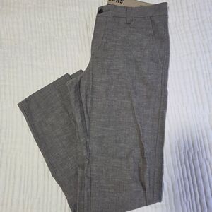 Dockers Men's Gray Dress Pants - Flat Front Classic Fit